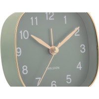 Budík Karlsson KA5957GR Travel Square, 9cm